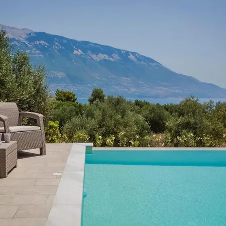 Magnificent Kefalonia 3 Bedrooms Montagna Mare Private Pool Stunning Sea Views Pesada * Pesádha