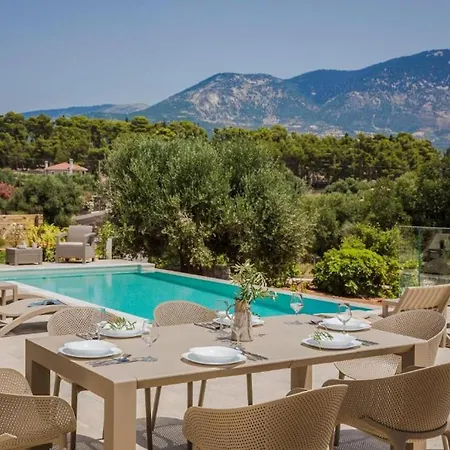 Magnificent Kefalonia 3 Bedrooms Montagna Mare Private Pool Stunning Sea Views Pesada *