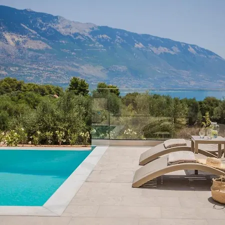 Magnificent Kefalonia 3 Bedrooms Montagna Mare Private Pool Stunning Sea Views Pesada Villa *