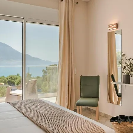 Villa Magnificent Kefalonia 3 Bedrooms Montagna Mare Private Pool Stunning Sea Views Pesada Pesadha