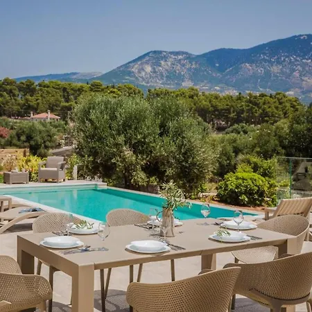 Magnificent Kefalonia 3 Bedrooms Montagna Mare Private Pool Stunning Sea Views Pesada * Pesadha